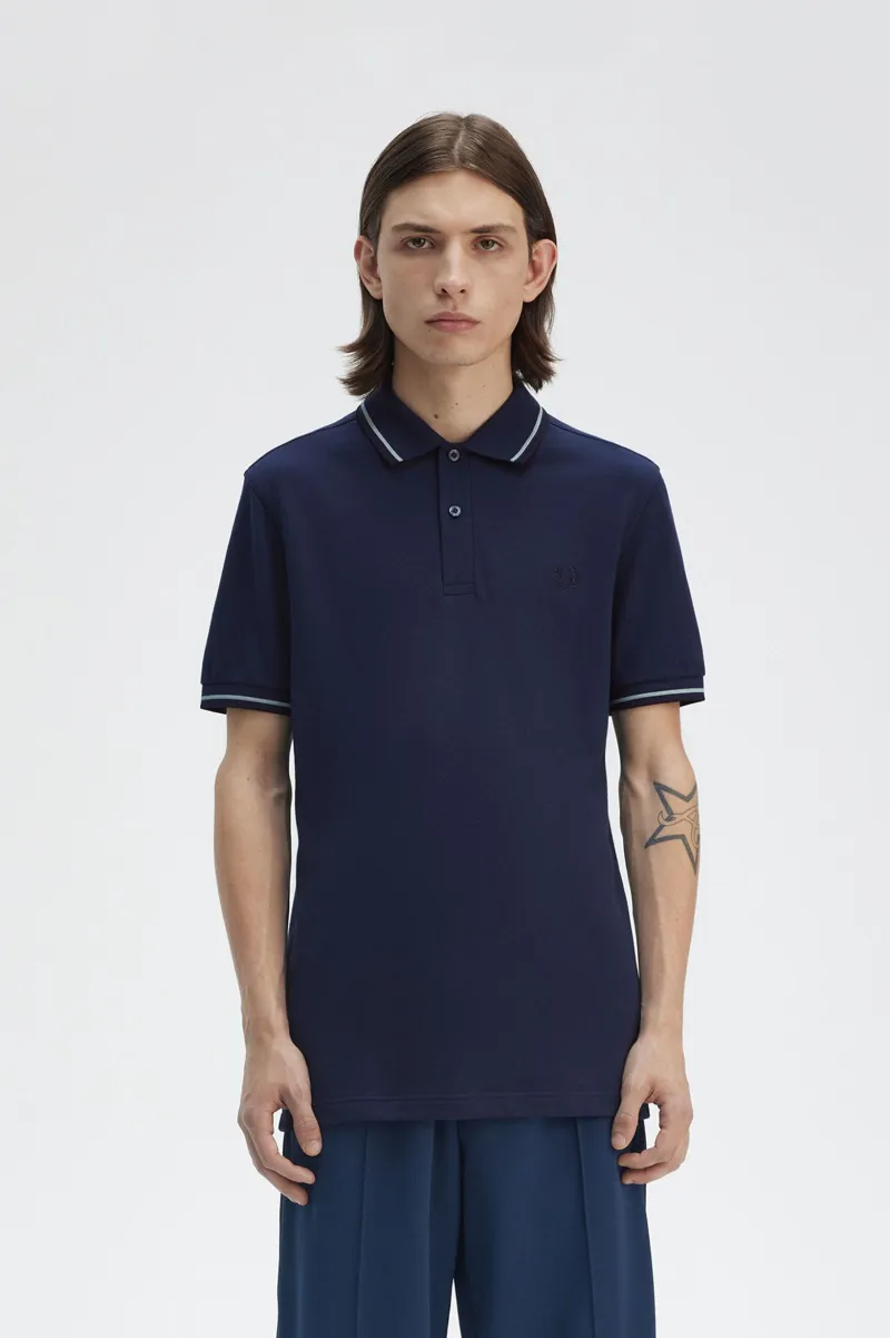 Fred Perry M3600 Y21 Polo T-shirt Tennis Blue-2