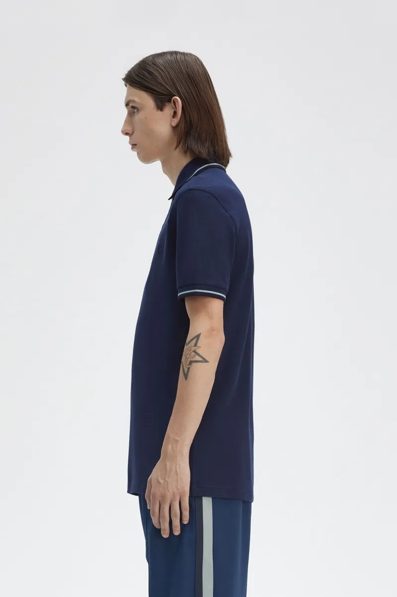 Fred Perry M3600 Y21 Polo T-shirt Tennis Blue-3