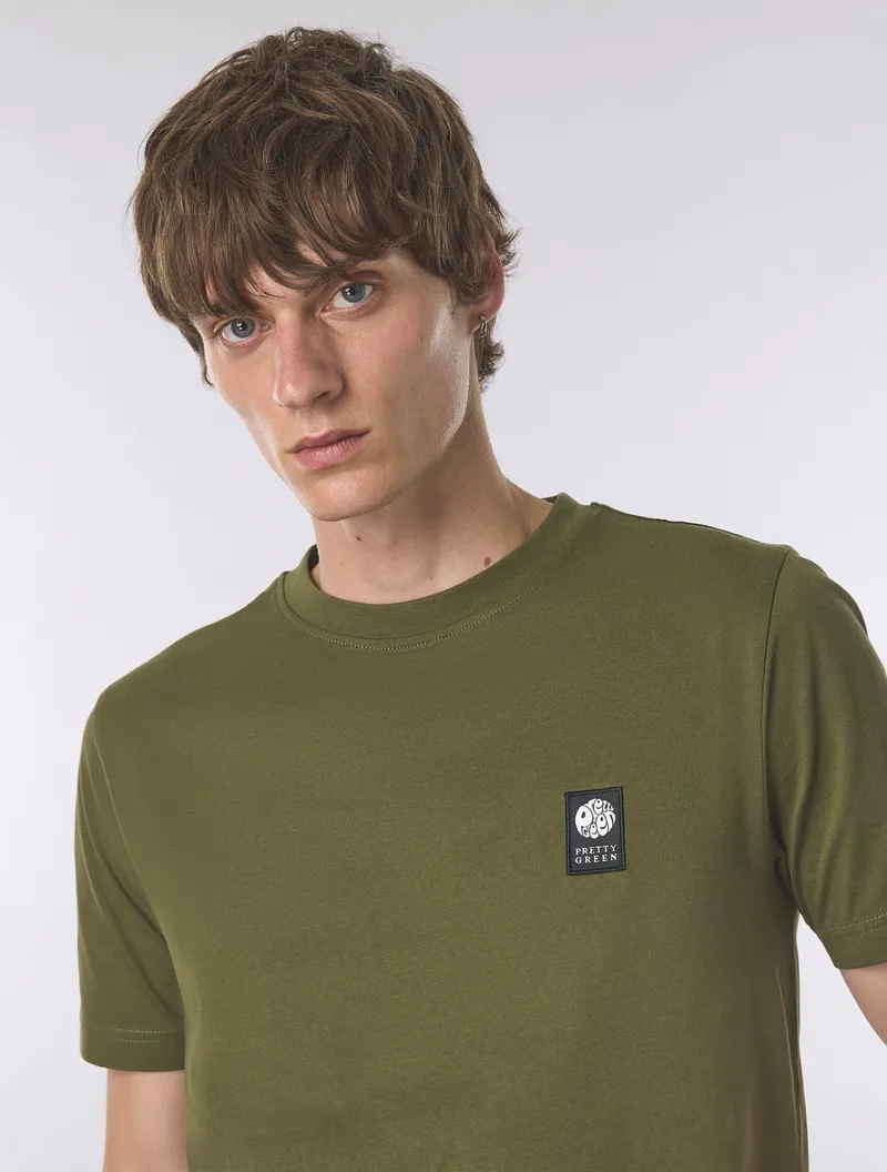 Pretty Green Sinclair T-shirt Khaki-4