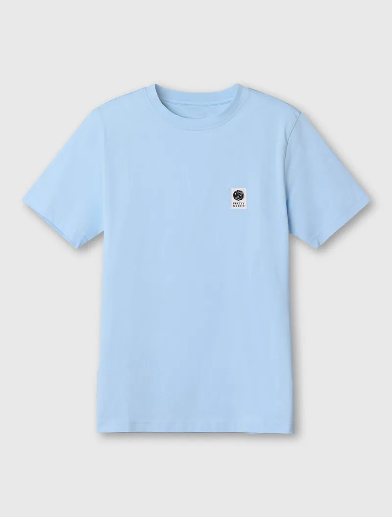 Pretty Green Sinclair T-shirt Sky Blue-5