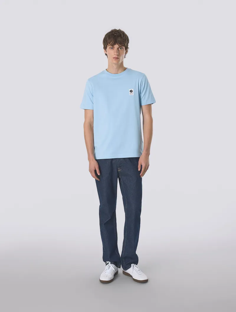 Pretty Green Sinclair T-shirt Sky Blue-1