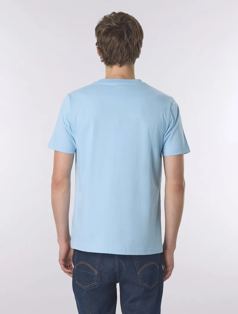 Pretty Green Sinclair T-shirt Sky Blue-3