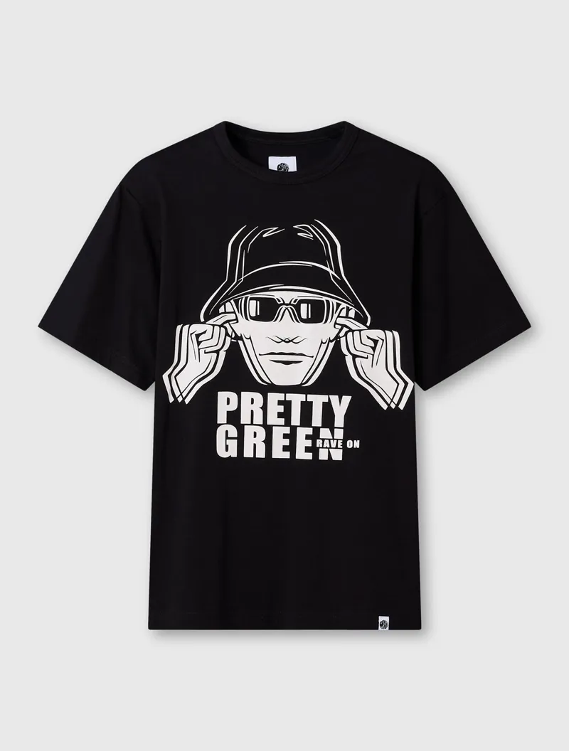 Pretty Green Overload T-shirt Black-5