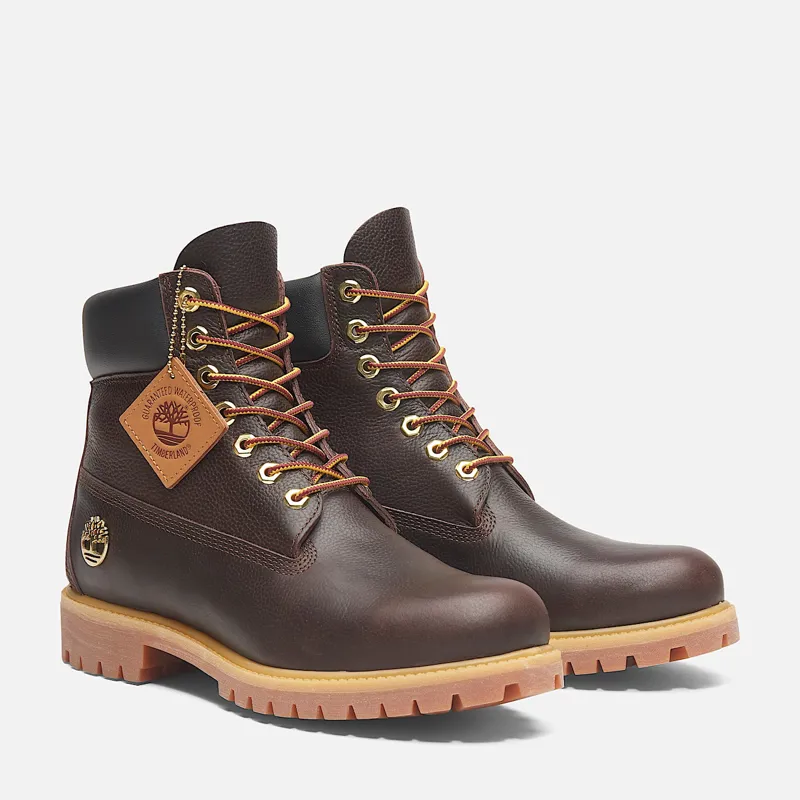 Timberland Premium 6-Inch Waterproof Boot Full Grain Brown-9