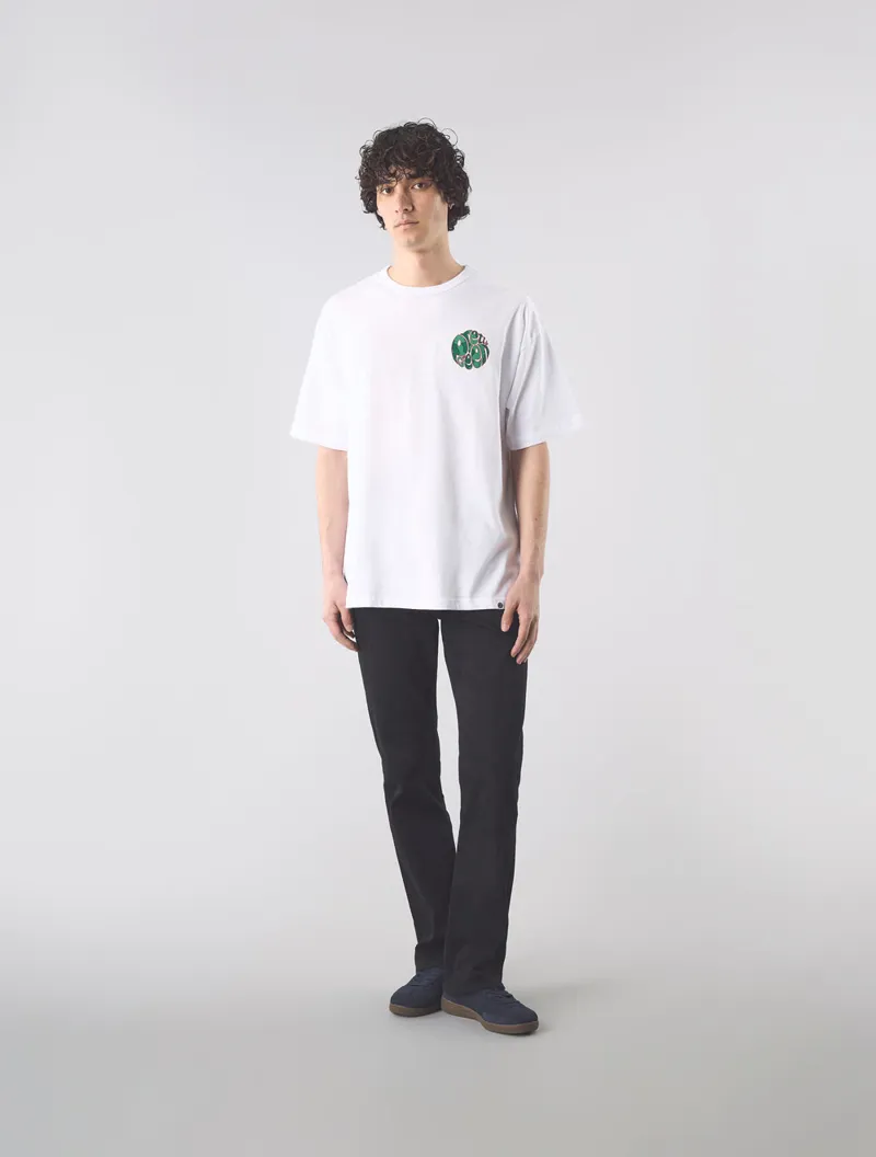 Pretty Green Twisted Melon T-shirt White-1