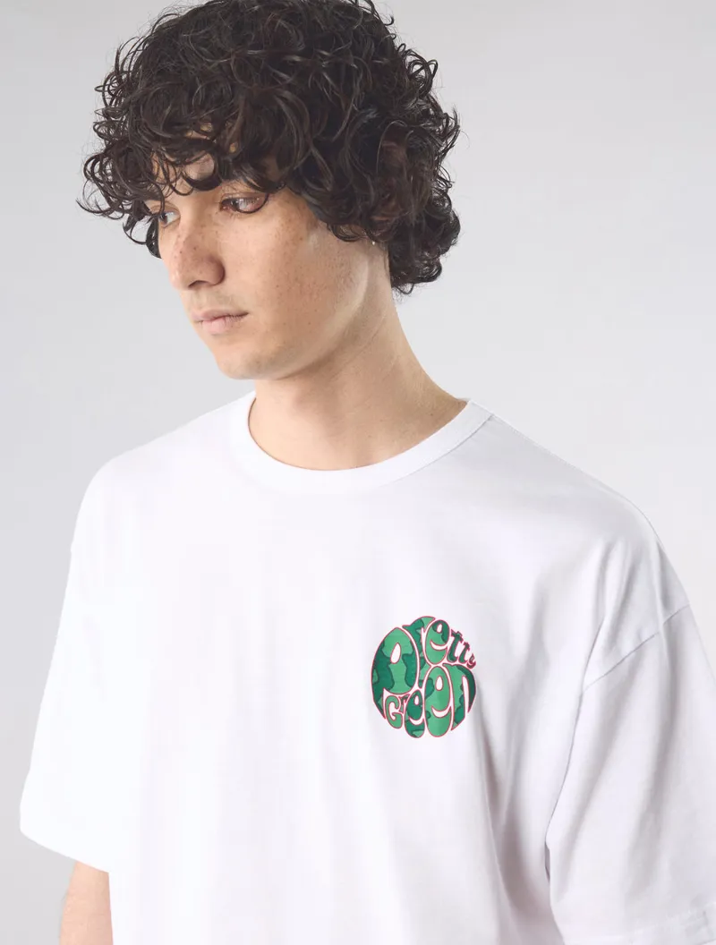 Pretty Green Twisted Melon T-shirt White-4