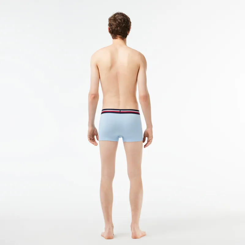 Lacoste 3 Pack Iconic Boxers Sky/Blue/Navy-1