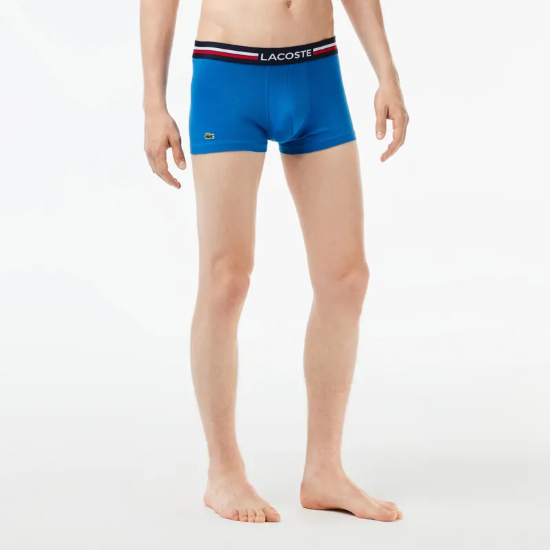 Lacoste 3 Pack Iconic Boxers Sky/Blue/Navy-3