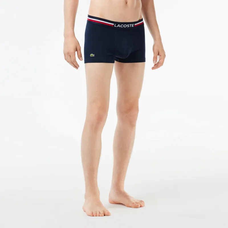 Lacoste 3 Pack Iconic Boxers Sky/Blue/Navy-4