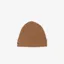 Lacoste Ribbed Wool Beanie Tan