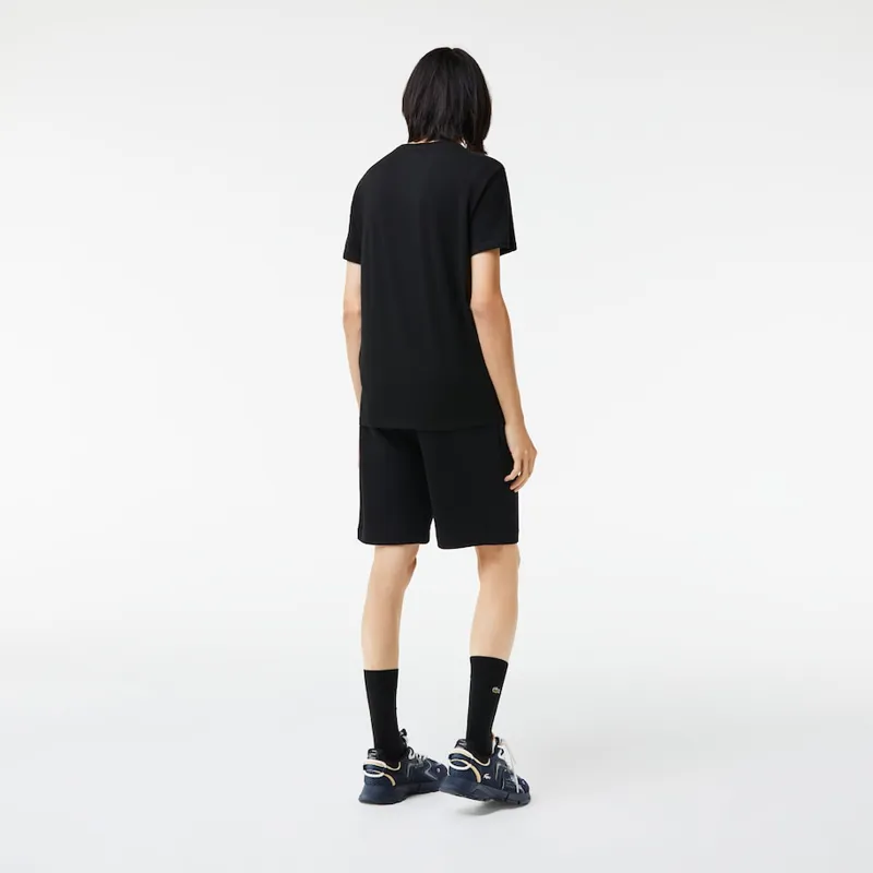Lacoste Crew Neck Pima Cotton Jersey T-shirt Black-3