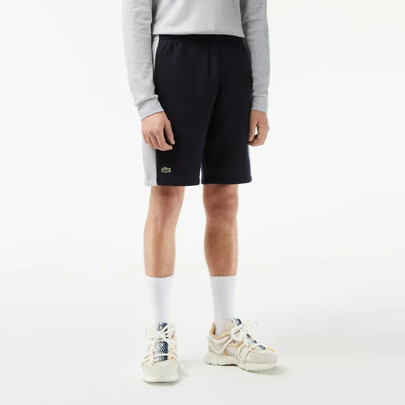 Lacoste Colourblock Fleece Shorts Navy/Grey XXL ONLY