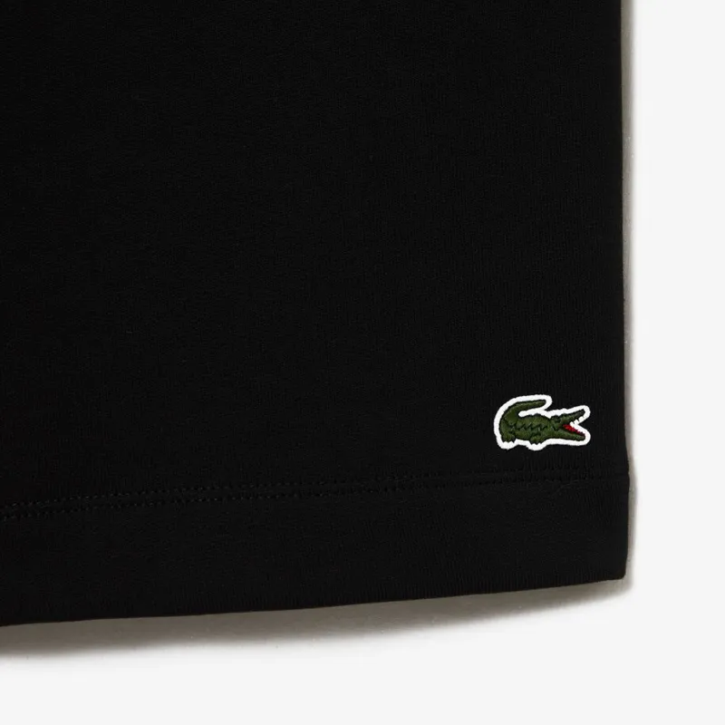 Lacoste Brushed Cotton Fleece Shorts Black-6