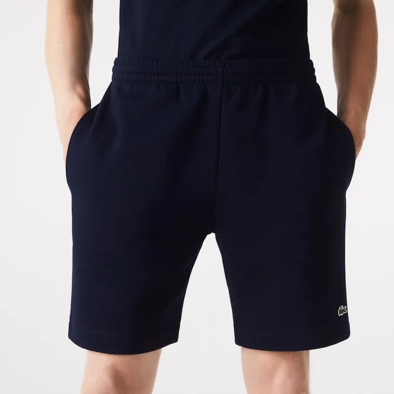 Lacoste Brushed Cotton Fleece Shorts Navy