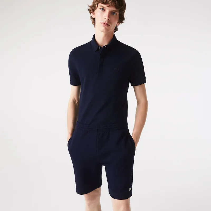Lacoste Brushed Cotton Fleece Shorts Navy-8