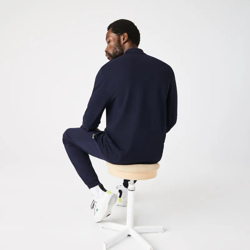 Lacoste Classic Fit Long Sleeve Polo Navy-1