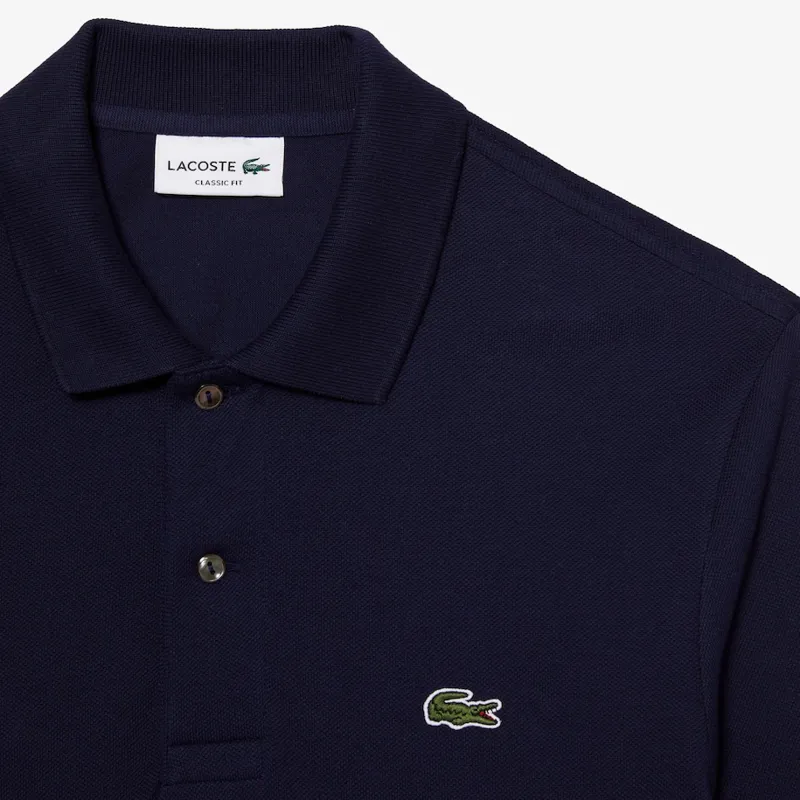 Lacoste Classic Fit Long Sleeve Polo Navy-4