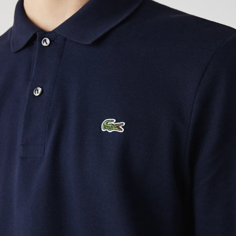 Lacoste Classic Fit Long Sleeve Polo Navy-6