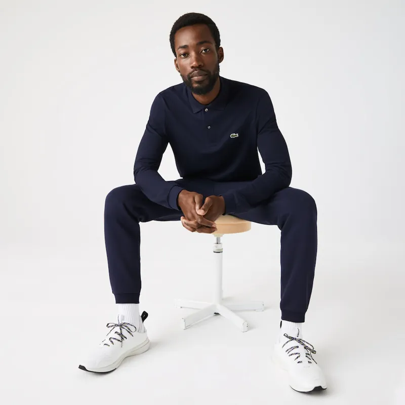 Lacoste Classic Fit Long Sleeve Polo Navy-7