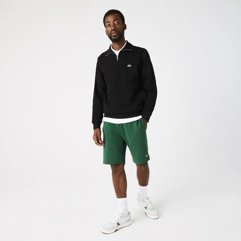 Lacoste Zip Neck Sweatshirt Black-2