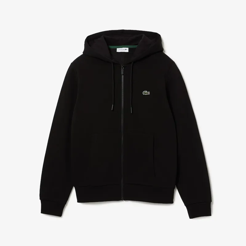 Lacoste SH9626 00 031 Mens Zip Hoodie Black