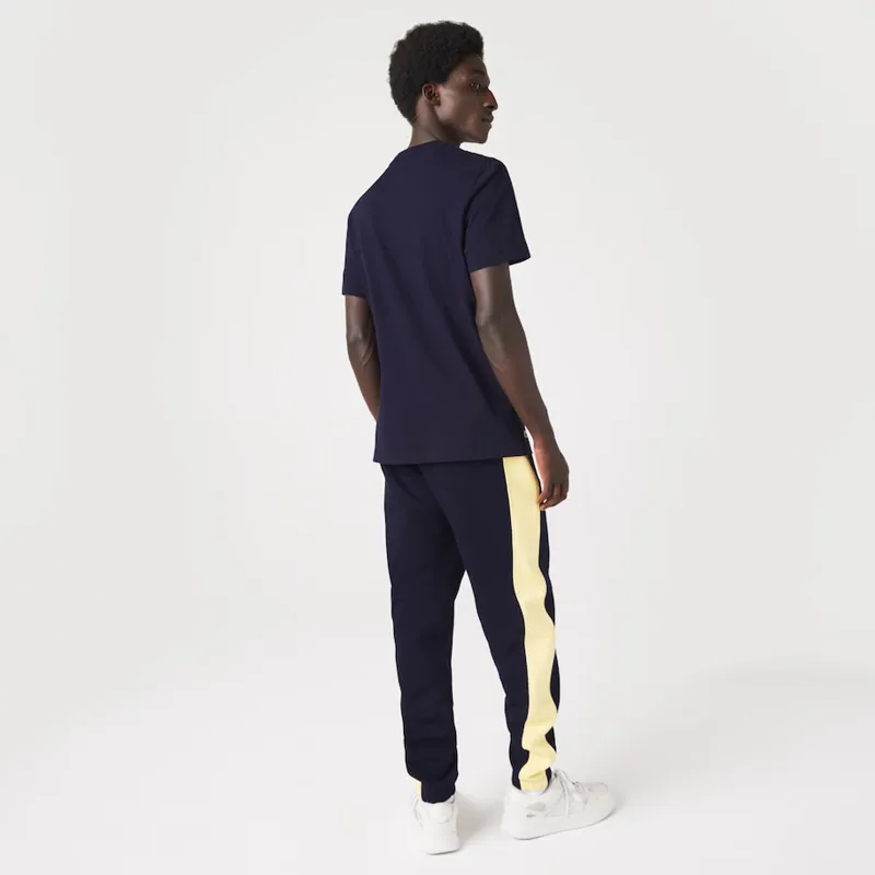 Lacoste Crocodile Print T-Shirt Navy SMALL ONLY LAST ONE-1