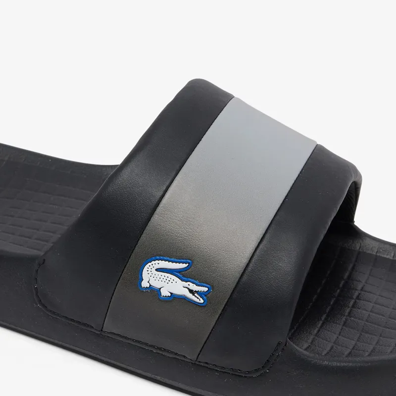 Lacoste Serve Slides Hybrid Black / Grey -1
