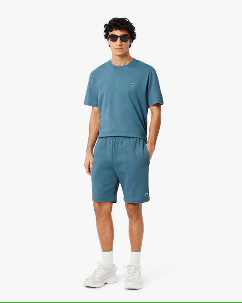Lacoste Brushed Cotton Fleece Shorts Limestone-4