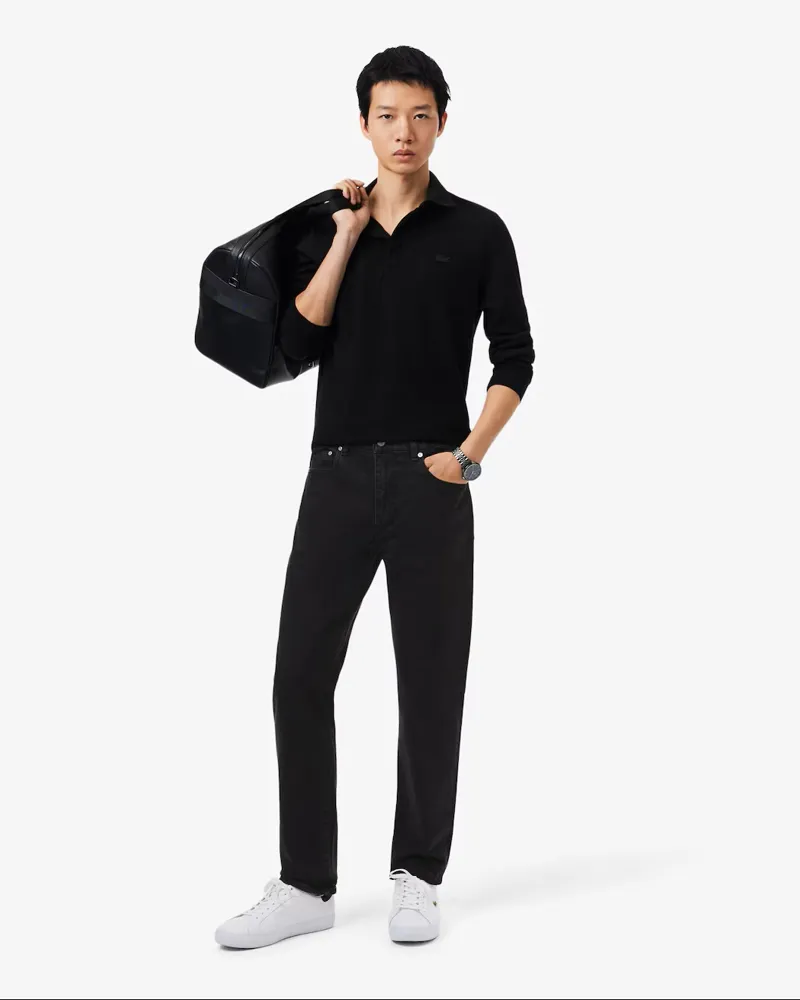 Lacoste 5 Pocket Slim Fit Jeans Black-2