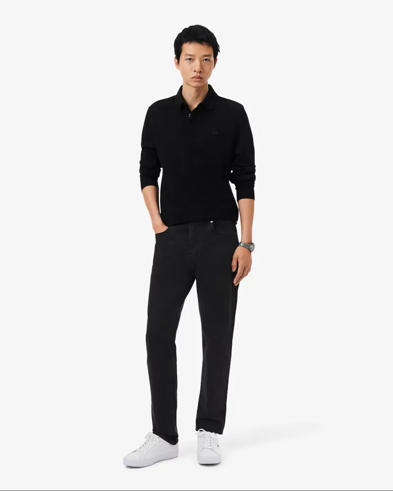 Lacoste 5 Pocket Slim Fit Jeans Black-1