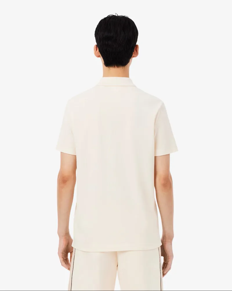 Lacoste Colour Block Polo Shirt Beige-2