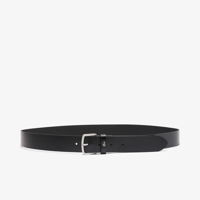 Lacoste Smooth Leather Belt Black-2