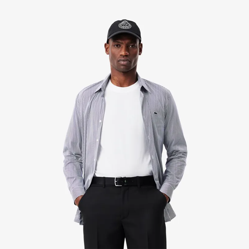 Lacoste Smooth Leather Belt Black-3
