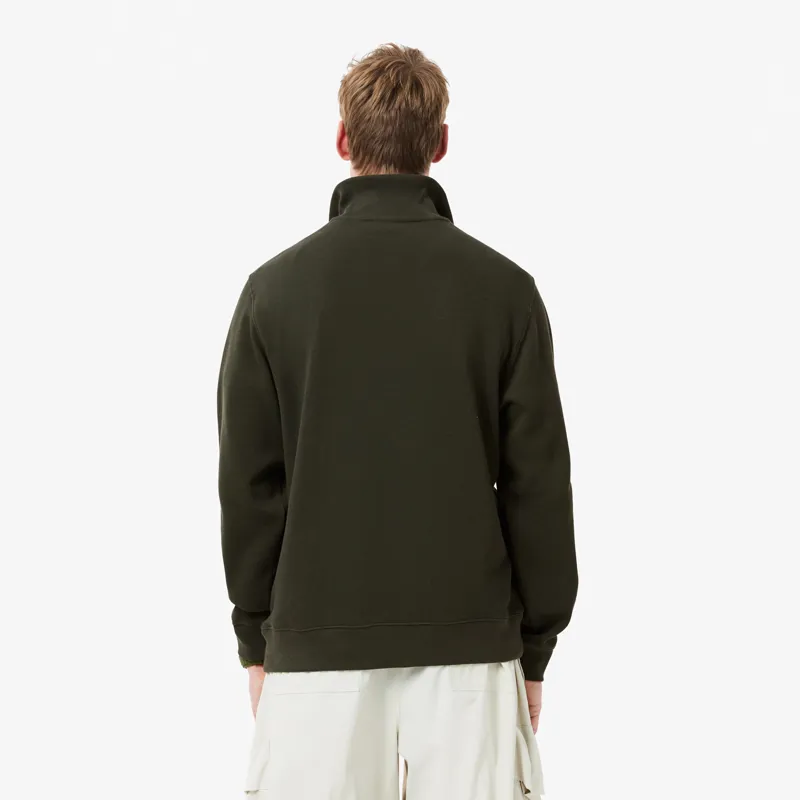 Lacoste Zip Neck Sweatshirt Sapwood-4