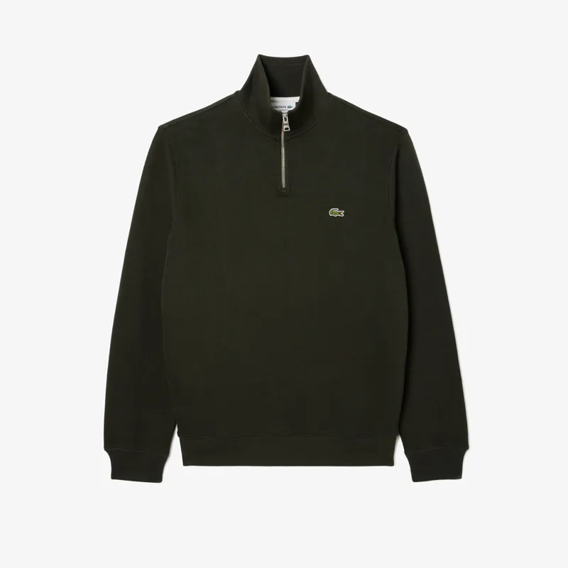 Lacoste Zip Neck Sweatshirt Sapwood-6