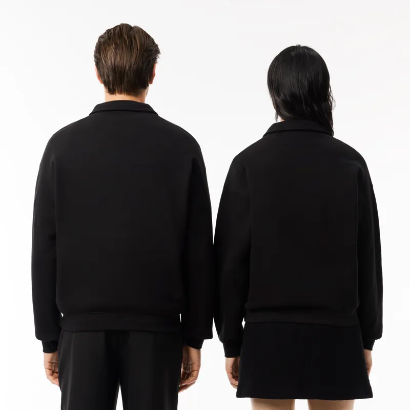 Lacoste Loose Fit Half Zip Big Croc Black LARGE ONLY LAST ONE-5