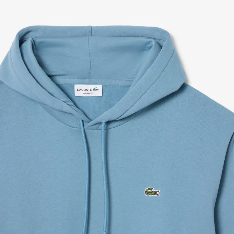 Lacoste Fleece Hoodie Aral Blue-1