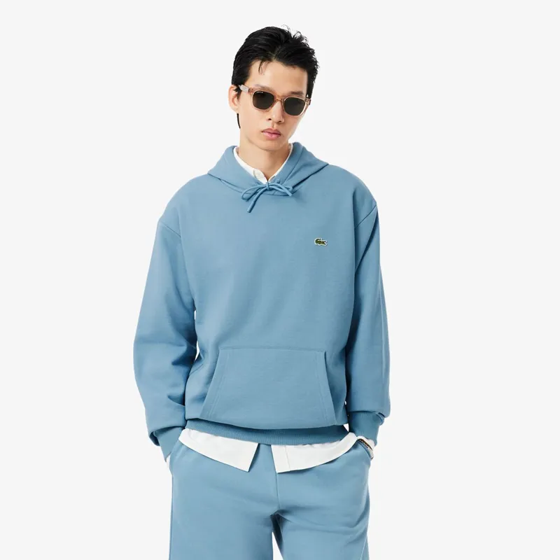 Lacoste Fleece Hoodie Aral Blue-3
