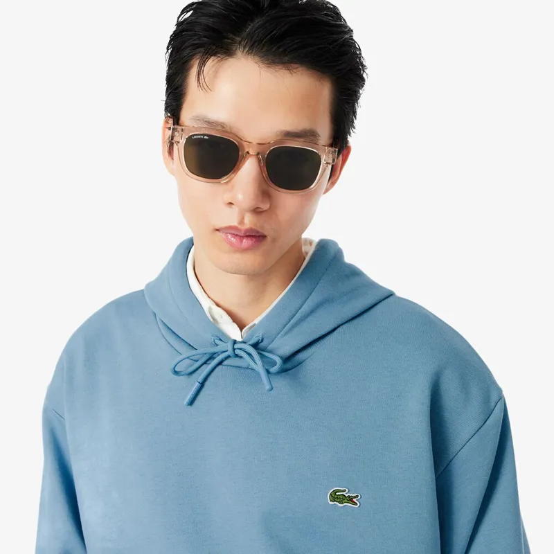 Lacoste Fleece Hoodie Aral Blue-4