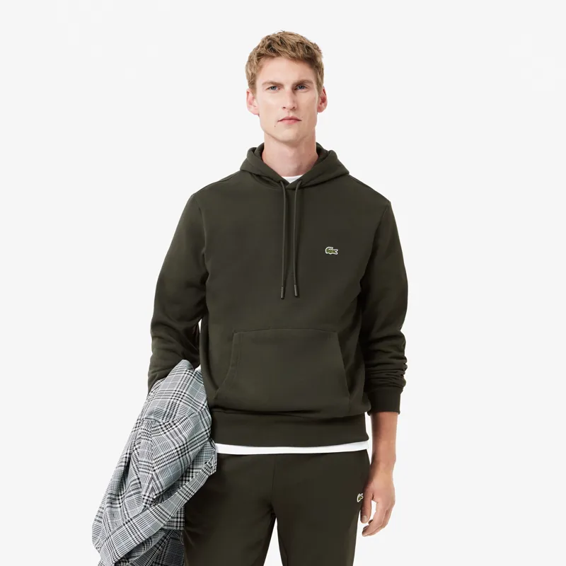 Lacoste Classic Fit Overhead Hoodie Sapwood-5