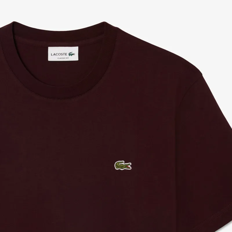 Lacoste Classic Fit Cotton T-shirt Oxalis-1