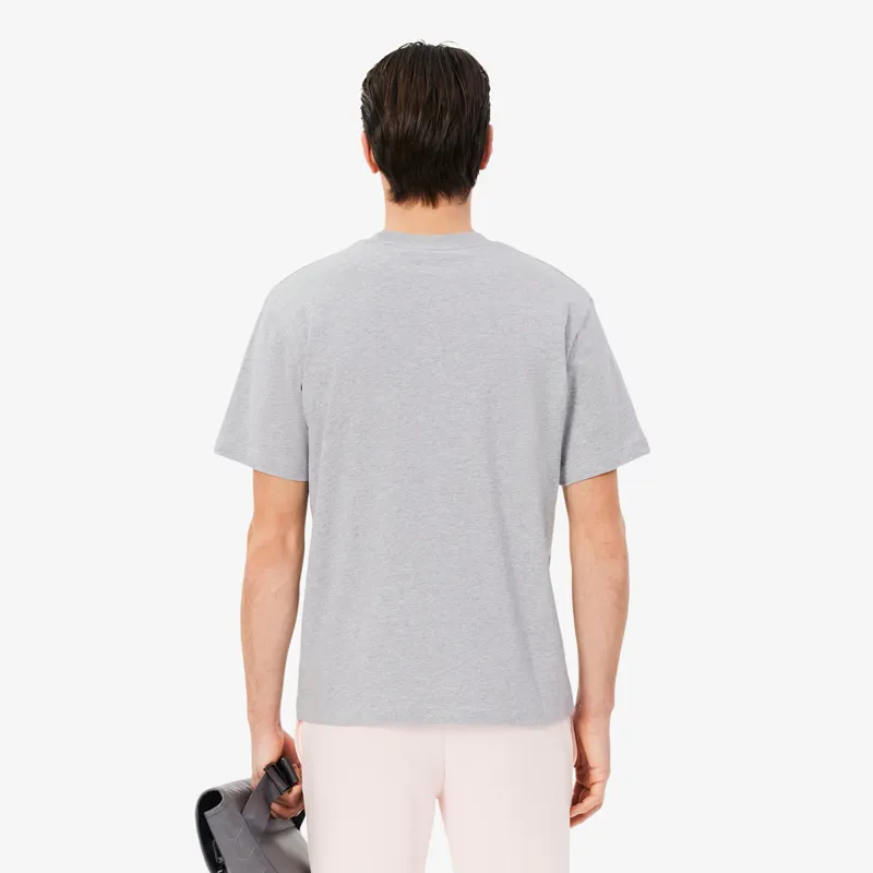 Lacoste Classic Fit Cotton T-shirt Heather Grey-1
