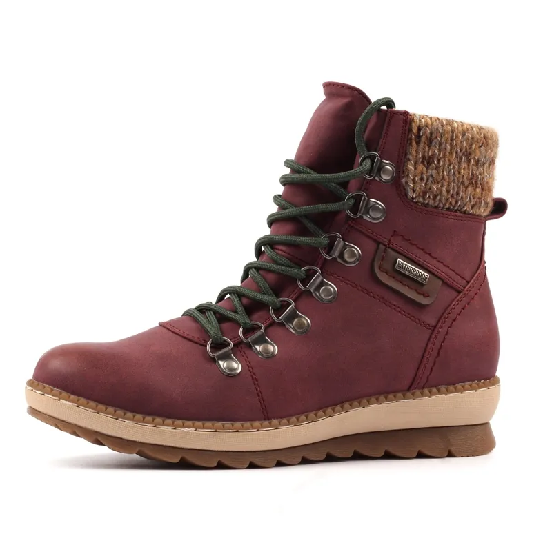 Lunar Candy Waterproof Boot Burgundy-9