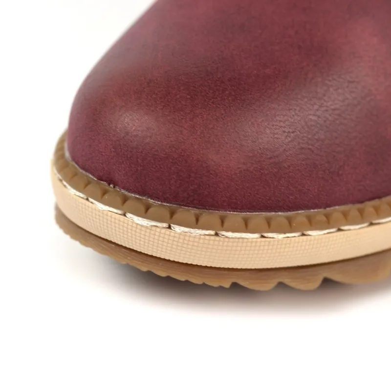 Lunar Candy Waterproof Boot Burgundy-1