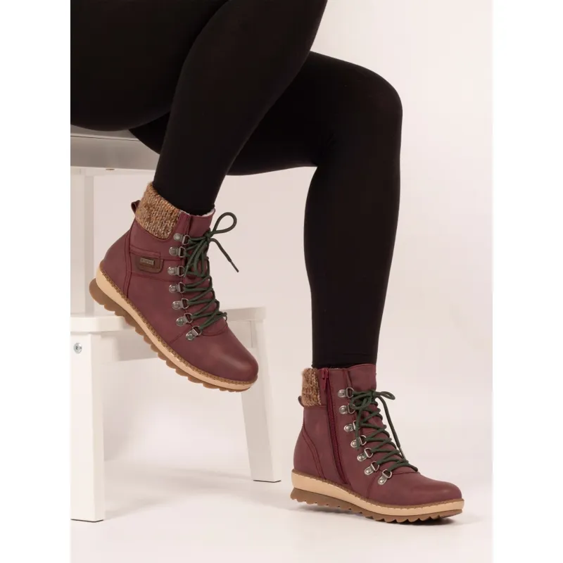 Lunar Candy Waterproof Boot Burgundy-6