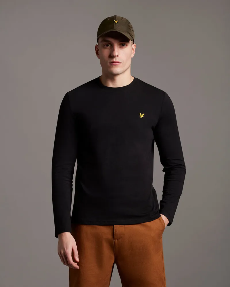 Lyle and Scott Long Sleeve T-shirt Black