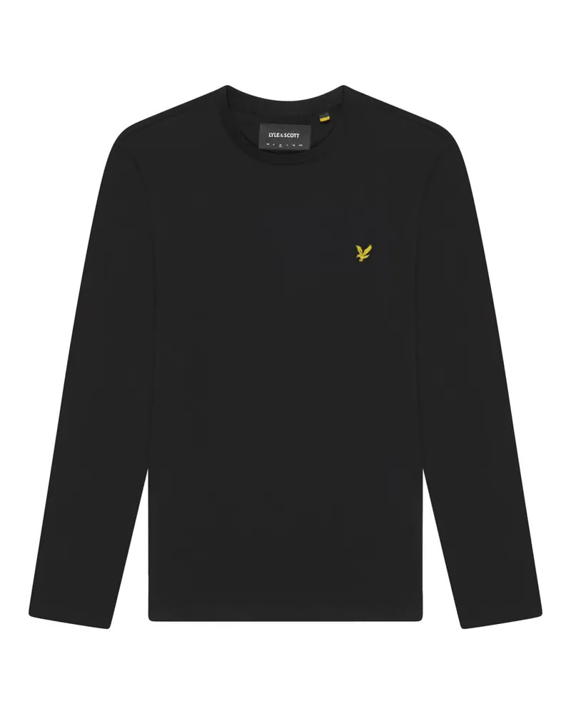 Lyle and Scott Long Sleeve T-shirt Black-4