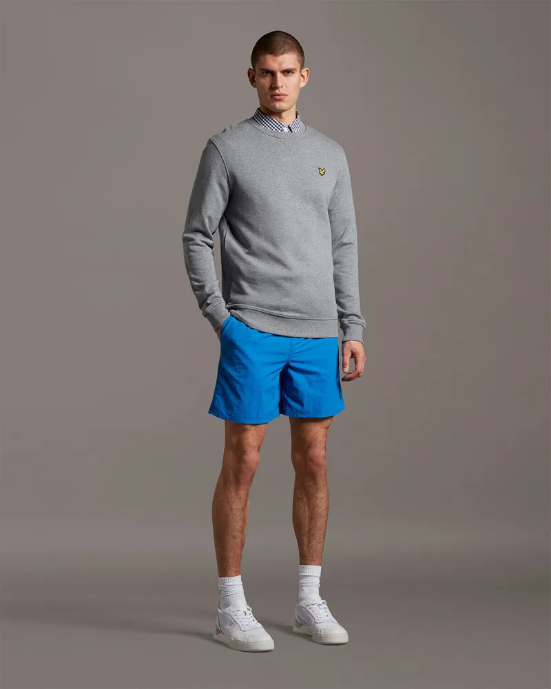 Lyle and Scott Crew Neck Sweatshirt Mid Grey Marl XXL ONLY -2