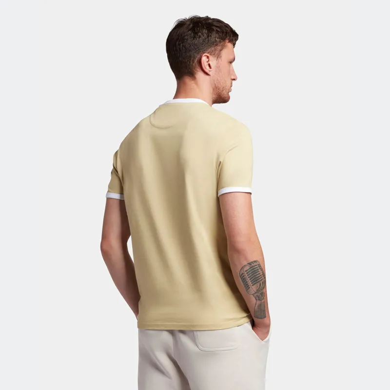 Lyle and Scott Ringer T-shirt Natural Green XXL ONLY LAST ONE-3