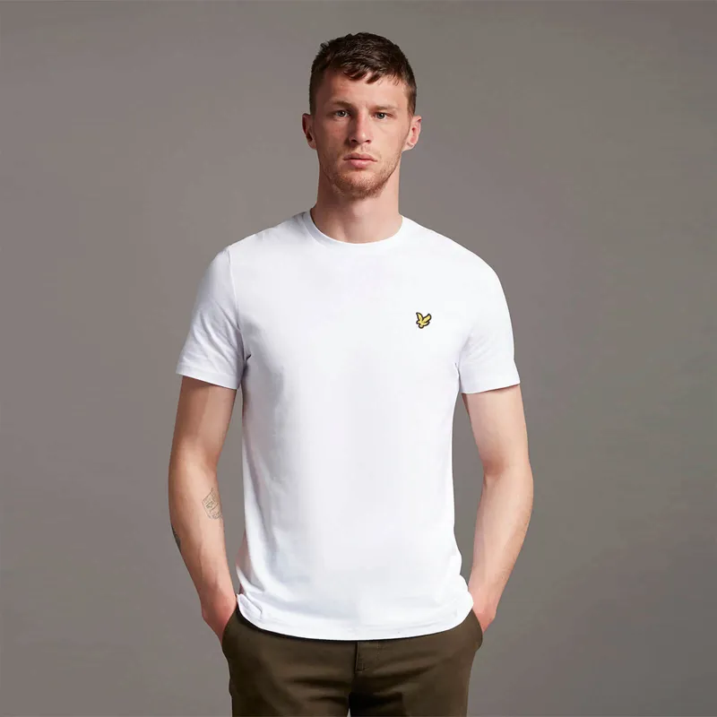 Lyle and Scott Plain T-shirt White-2